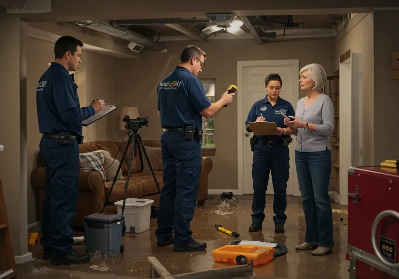 Water Damage Assessment and Insurance Documentation process in De Graff, OH